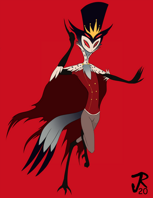 Stolas Hazbin Hotel Fan Art